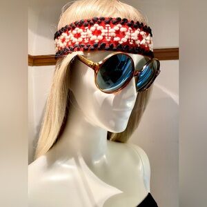 VINTAGE Stretch Woven Textile Headband